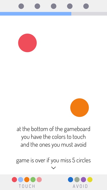 Circlestouch - The game to train your visual agility