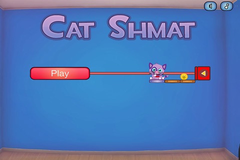 Cat Shmat - Cut the rope like Action Physics Puzzle Game screenshot 4