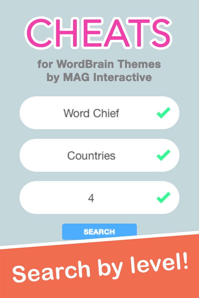 All Answers & Cheats for "WordBrain Themes" Word Game Developed by MAG Interactive ~ FREE screenshot 2