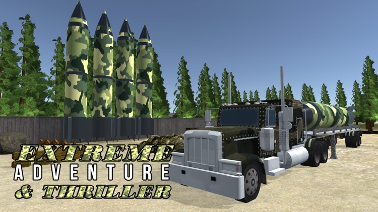 3D Army Cargo Truck Simulator – Ultimate lorry driving & parking simulation game screenshot-3