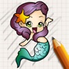 Let's Draw Famous Mermaids Version