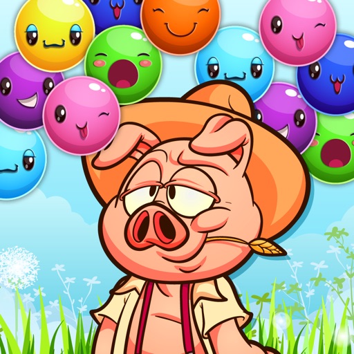 Country Pig Bubbles - FREE - Classic Pop Shooter icon