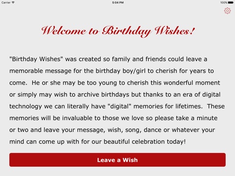 Bday Wishes - Digital Birthday Wish Recorder screenshot 2