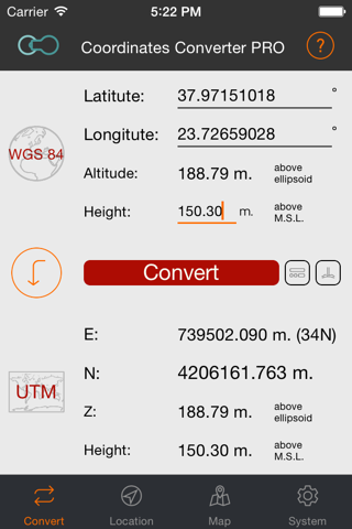 Coordinates Converter PRO screenshot 2