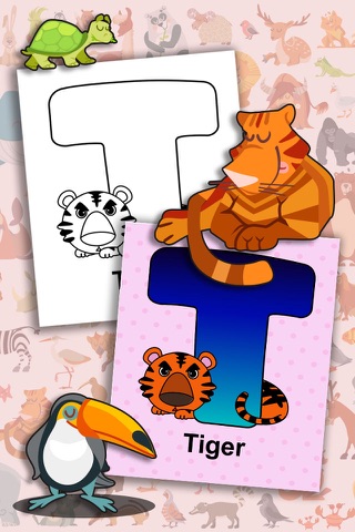 ABC learning English (alphabet painting educational game of animals) - Premium screenshot 4