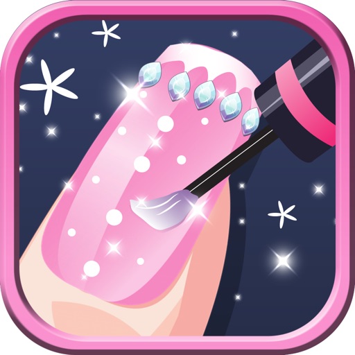 Cool Fashion Nail Painted Icon