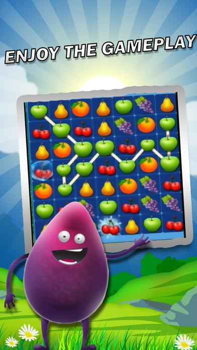 Crazy Fruit Link Ace match 3 fruit sugar mania and fruit blast bomb - Puzzle Game Freeのおすすめ画像4