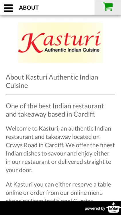 Kasturi Authentic Indian Cuisine Takeaway screenshot-3