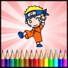 Coloring Ninja Konoha Painting Kids