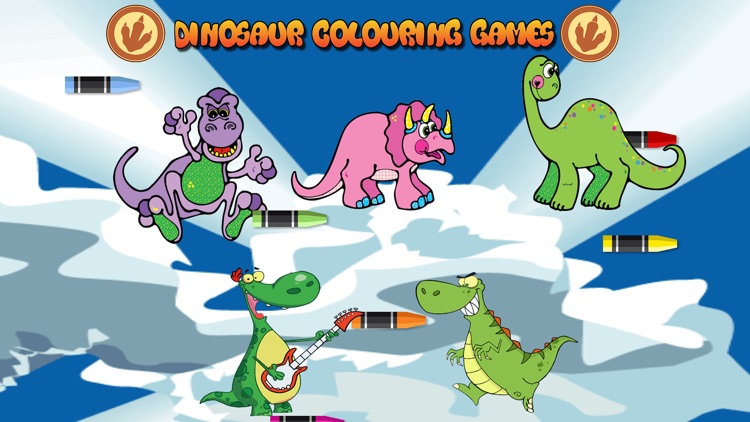 Dinosaur Colouring Games