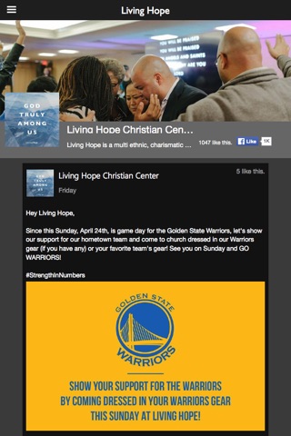 Living Hope CC - CA screenshot 2