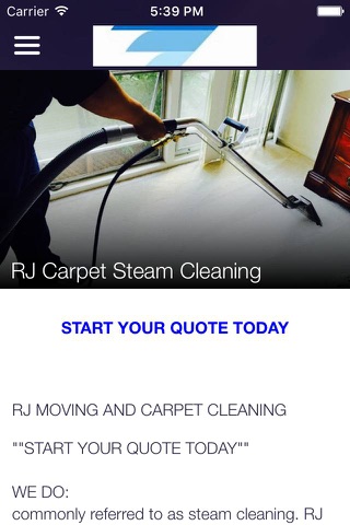 RJ Moving and Steam Cleaning screenshot 4