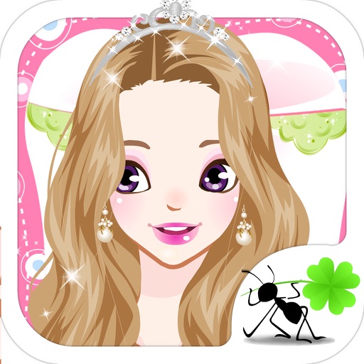 公主换装物语  - 甜心娃娃美容化妆打扮沙龙，女生小游戏免费 icon