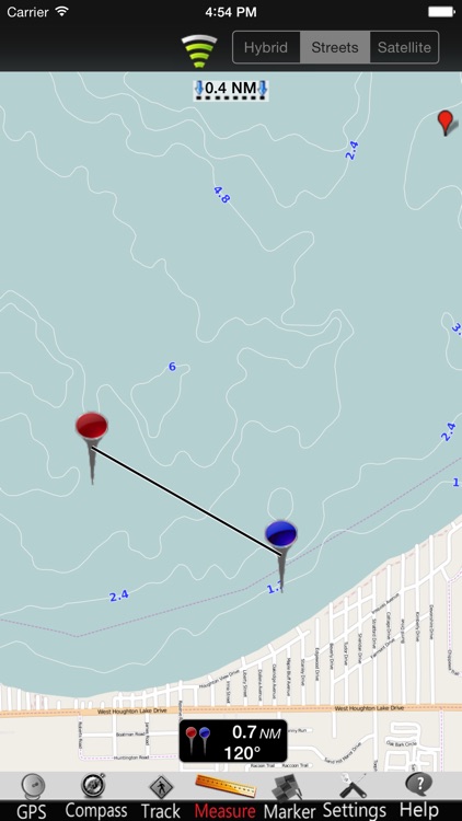 Michigan Lakes GPS Nautical charts