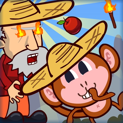 Old Man VS Jungle Monkey iOS App