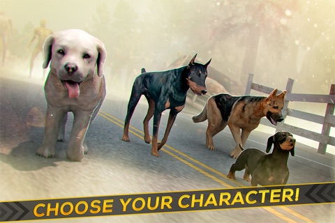 Zombie Doggy | My Cute Dog Racing Escape Game For Free screenshot 3