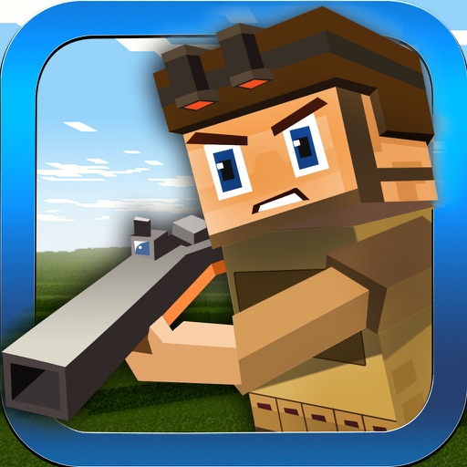 Block Battles City Crime Defense : Pixel war Gun-Craft Sniper Shooting Games PRO icon