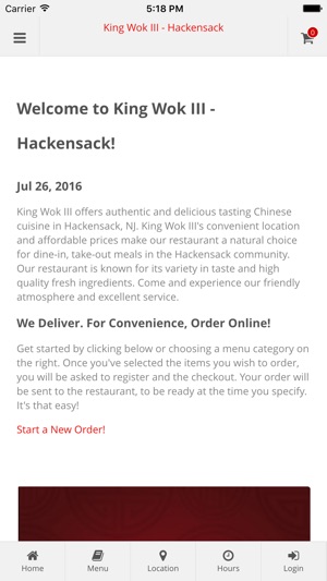 King Wok III - Hackensack Online Ordering(圖1)-速報App