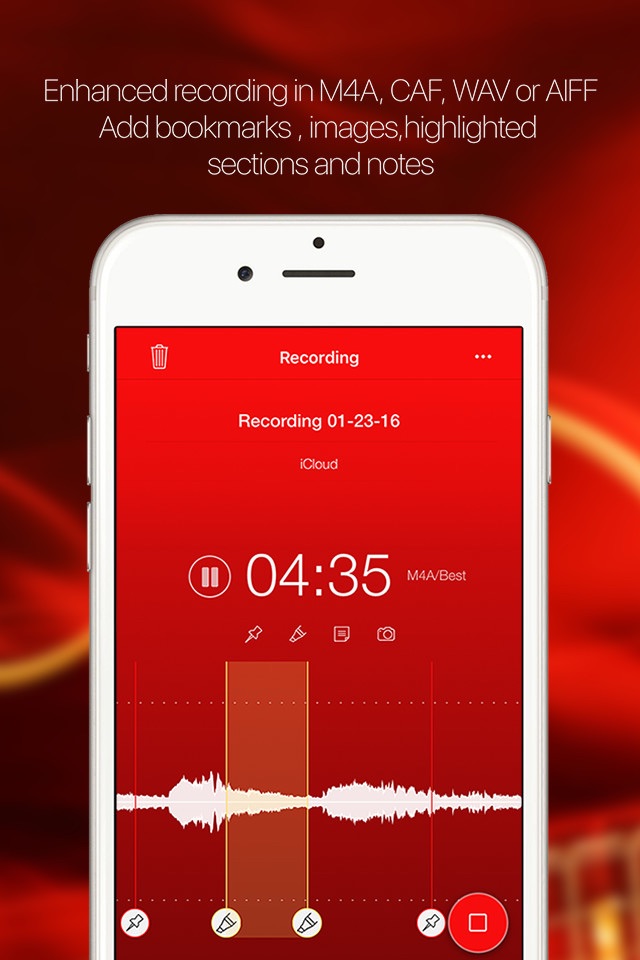 Audio player by iDoceo screenshot 2