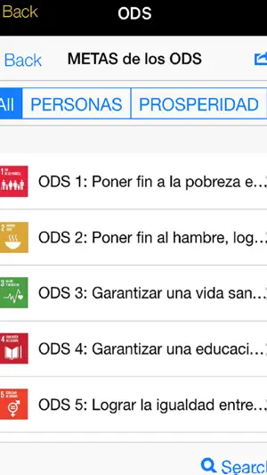 Screenshot 2 ODS Desarrollo Sostenible iphone