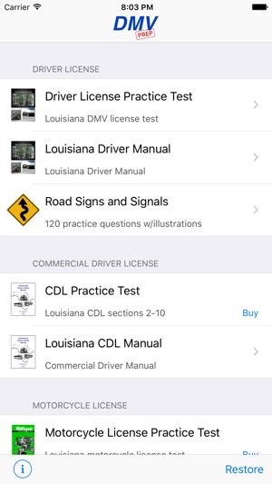 Louisiana DMV Test Prep