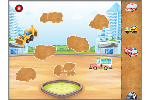 Kids Car, Trucks and Vehicles - Puzzles for Todddler - Macaw Moon screenshot 2