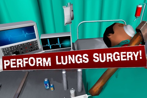 Lungs Surgery Simulator 3D screenshot 2