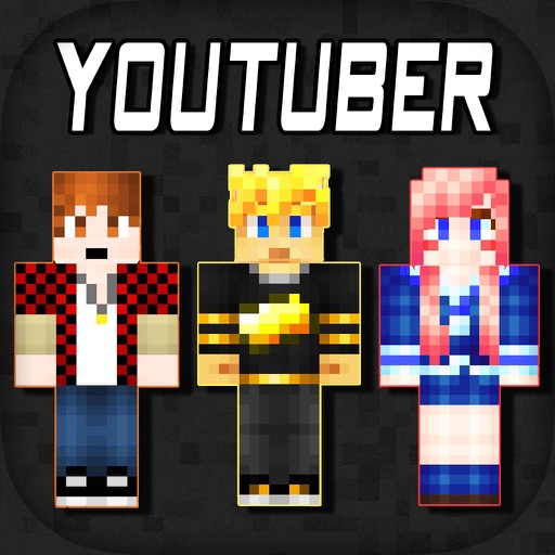 3D Youtuber Skins Collection - Pixel Texture Exporter for Minecraft Pocket Edition Lite Icon