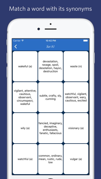 English Synonym Dictionary - Alphabetically Classified screenshot-3