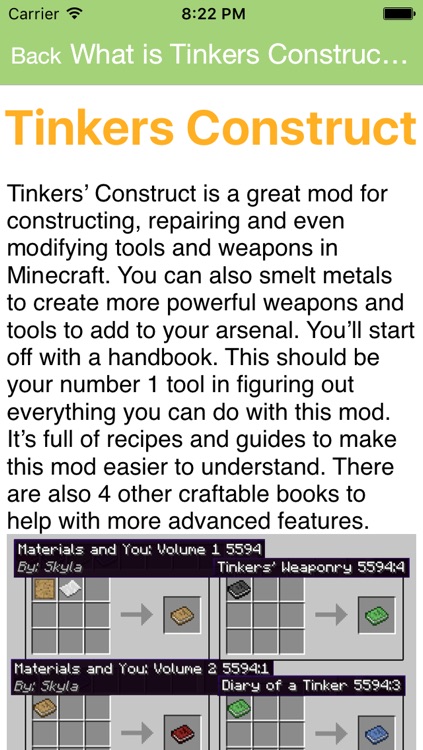 Tinkers Construct Mod for Minecraft PC Guide