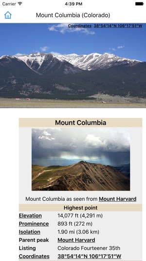 CHI Encyclopedia of Colorado Fourteeners(圖2)-速報App