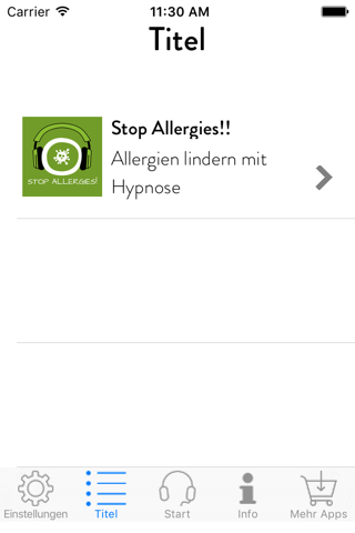 Stop Allergies! Allergien lindern mit Hypnose screenshot 2