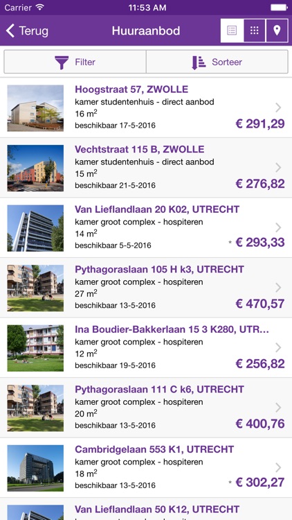 SSH - kamers voor studenten