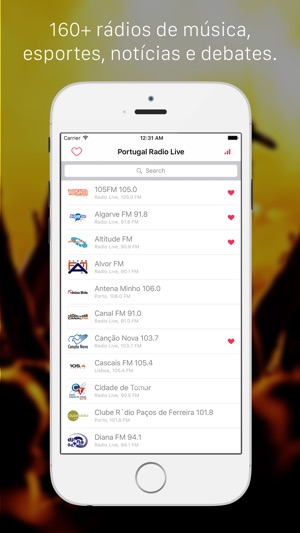 Portugal  Radio Live FM : Listen to 160 Portuguese radio sta(圖1)-速報App