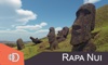 Rapanui - 3D TV: outside Rano Raraku crater in Easter Island to explore the Moais