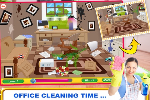 kids - Garden, Office & Garage - Cleaning And washing Games screenshot 4