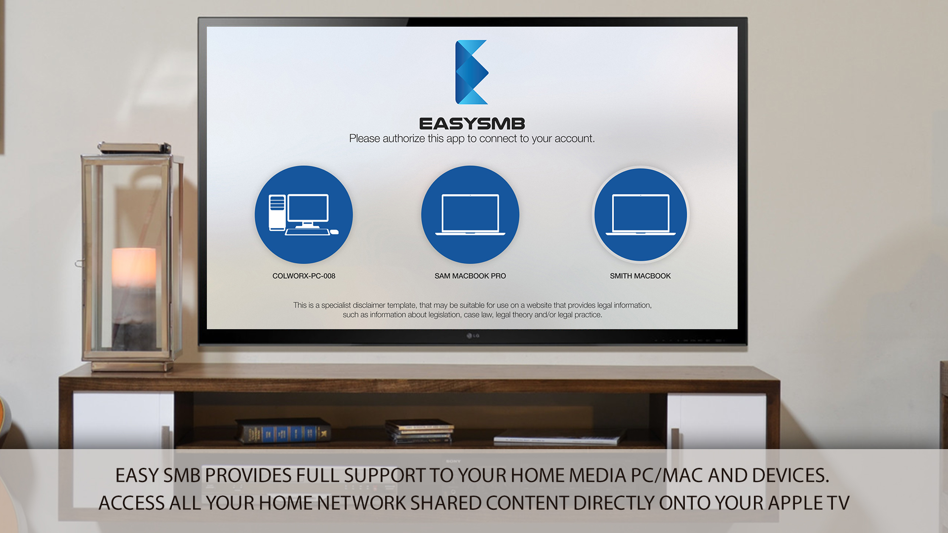 EasyCloud Home - Enjoy local network media on TV screenshot 1