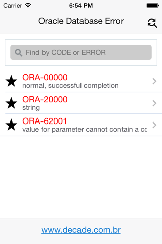ORA-Error screenshot 2