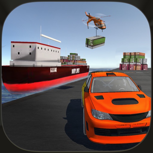 Cargo Ship Sports Car Transporter Simulator - Parking Driver Game