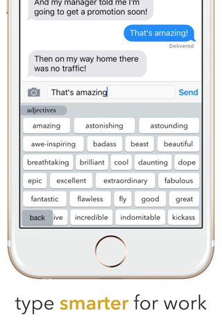 Hemingboard: Synonyms,Rhymes,Puns in Your Keyboard screenshot 2