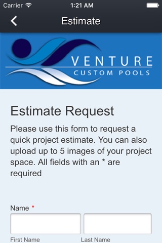 Venture Custom Pools screenshot 2