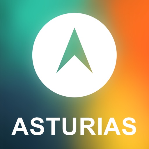 Asturias, Spain Offline GPS : Car Navigation icon