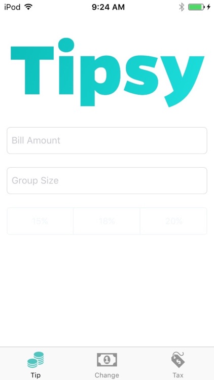 Tipsy Free Tip Calculator