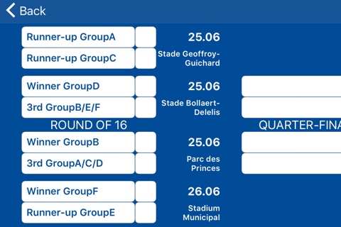 Calendar for Euro 2016 screenshot 4