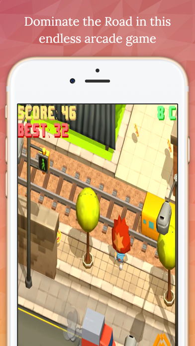 Crazy Road - Endless Arcade Game Screenshot 2