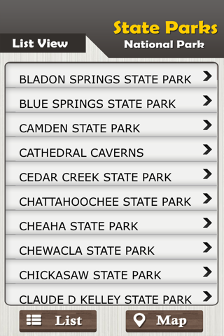 Alabama State Parks & National Parks Guide screenshot 3