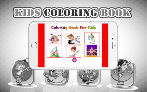 Coloring books (sport) : Coloring Pages & Learning Educational Games For Kids Free! screenshot 2
