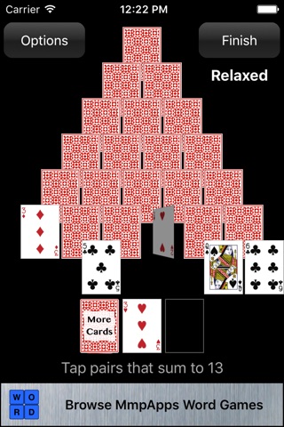 Dark Pyramid Solitaire screenshot 3