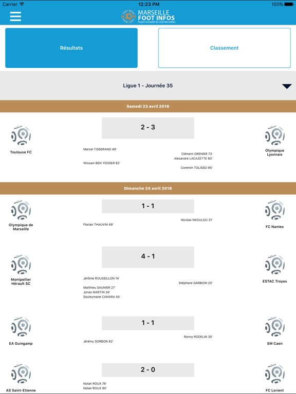 Screenshot #6 pour Marseille Foot Infos : toute l'actualité du club phoceen - OM édition