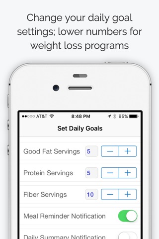 Good Fat App - Smart Fat, Protein and Fiber Diet Counter With Food Tracker - Your Best Advisor! screenshot 4